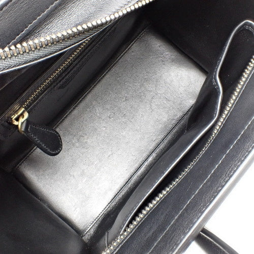 Luggage Micro Shopper Old Logo Leather