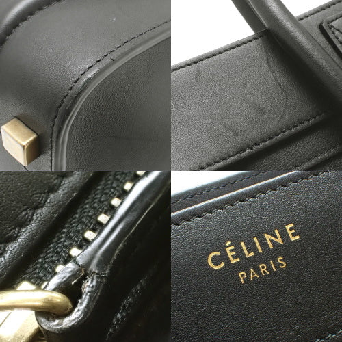 Luggage Micro Shopper Old Logo Leather