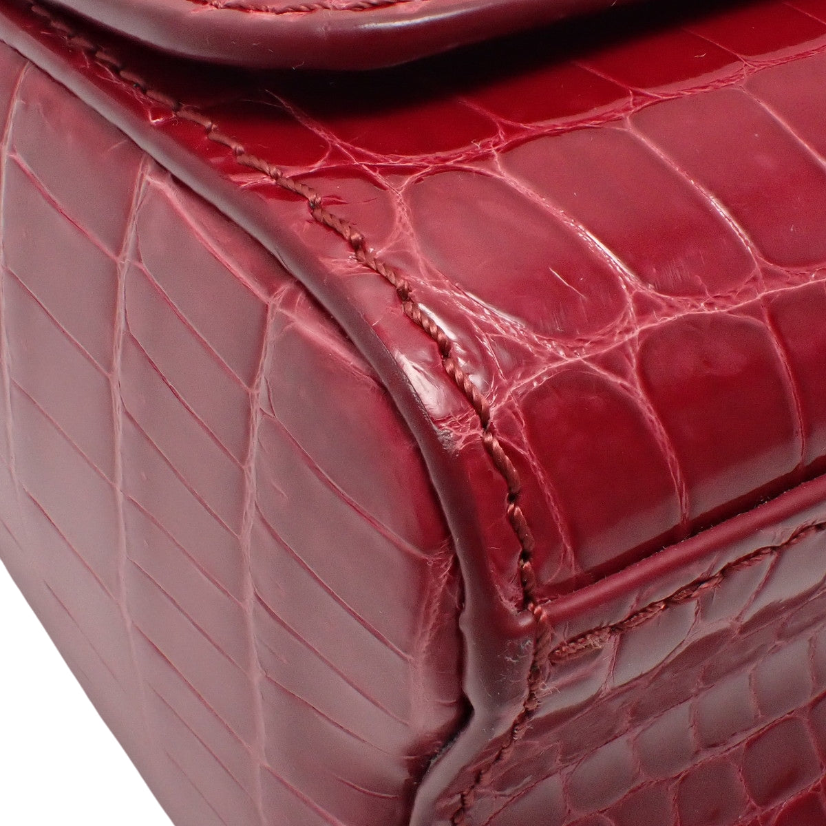 ツイスト MINI ミニ クロコダイル レッド