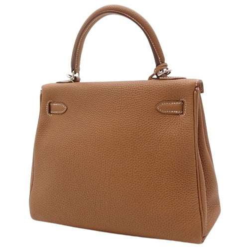 Kelly 25(内缝线)Togo,钯金配件,金色 D 形印章