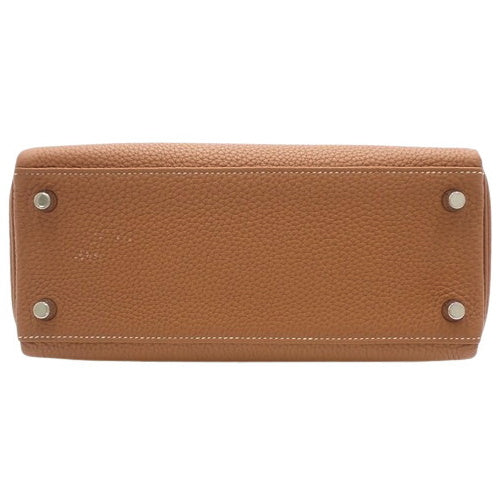 Kelly 25(内缝线)Togo,钯金配件,金色 D 形印章