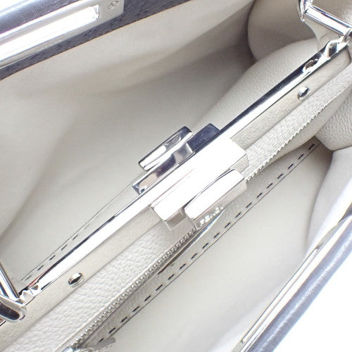 Fendi Sella Peekaboo Regular Calf Asphalt 8BN290 Shoulder Bag, 2-way, Medium Size