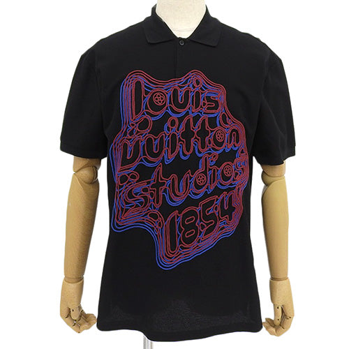 Embroidered Piqué Short Sleeve Polo Shirt, Size M, RM232