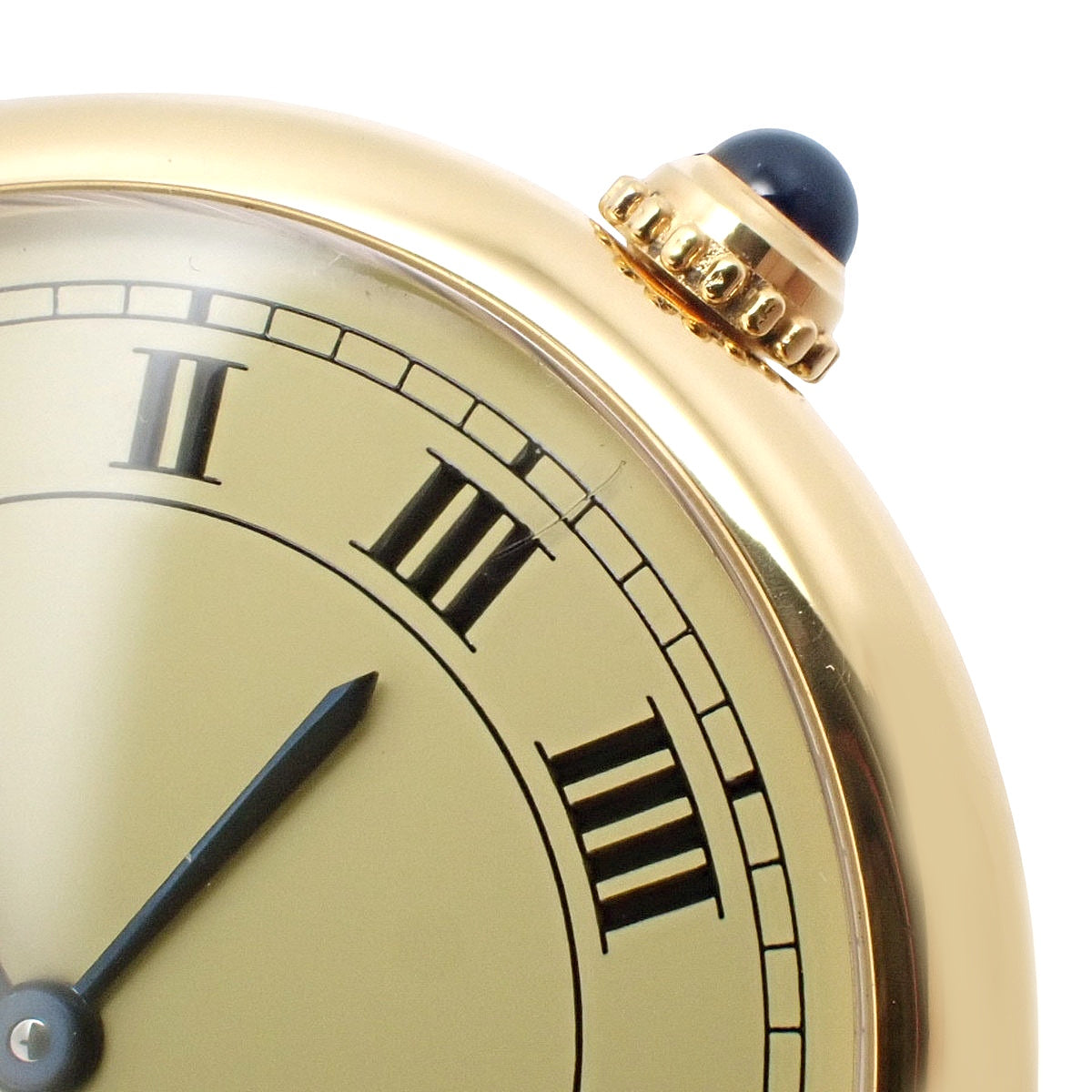 590003 Must de Cartier Vendôme LM 皮革/镀金 石英 黄色