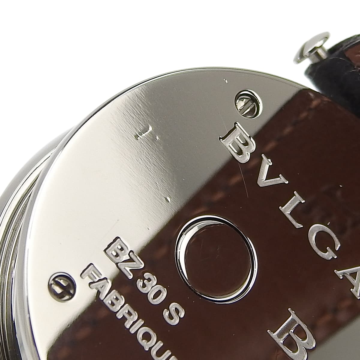 BZ30S B Zero One Leather x Stainless Steel Quartz Pink Shell