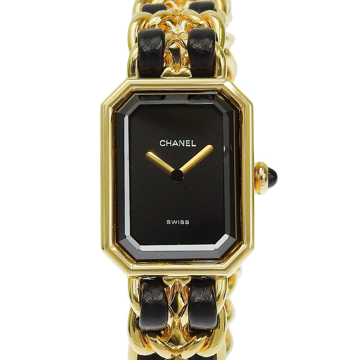 プルミエールM H0001 GP/革 クオーツ レディース