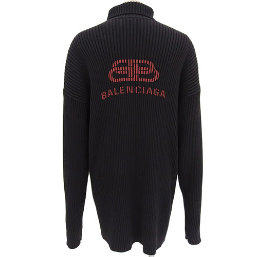 背面徽标高领针织毛衣 2019 XS