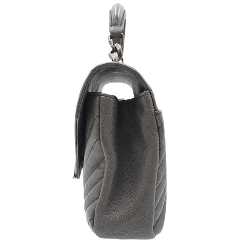 カレッジ チェーンショルダーバッグ YSL Vステッチ レザー