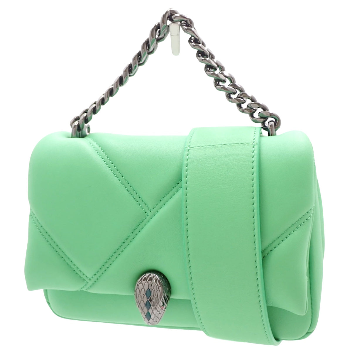 Serpenti Cabochon Crossbody Bag in Leather