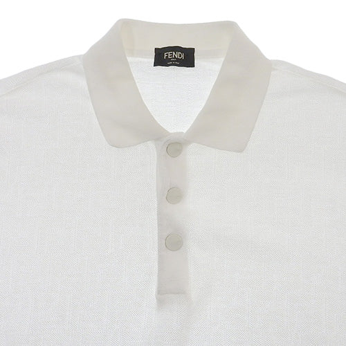 FFピケ ポロシャツ 2023年 S 半袖 FF ズッカ柄