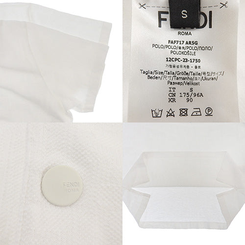 FFピケ ポロシャツ 2023年 S 半袖 FF ズッカ柄