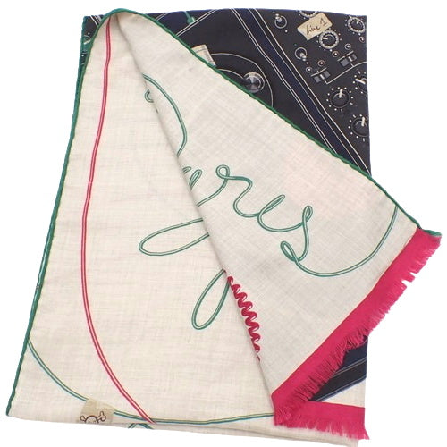 Rectangle LAST NIGHT apparel fashion accessory record cashmere silk H693285T