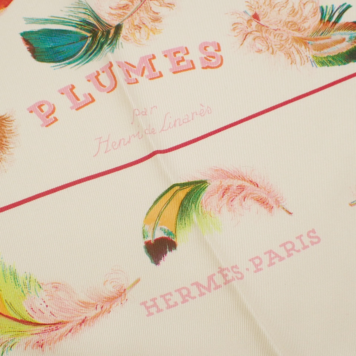 PLUMES by Henride Linares 丝绸方巾 90