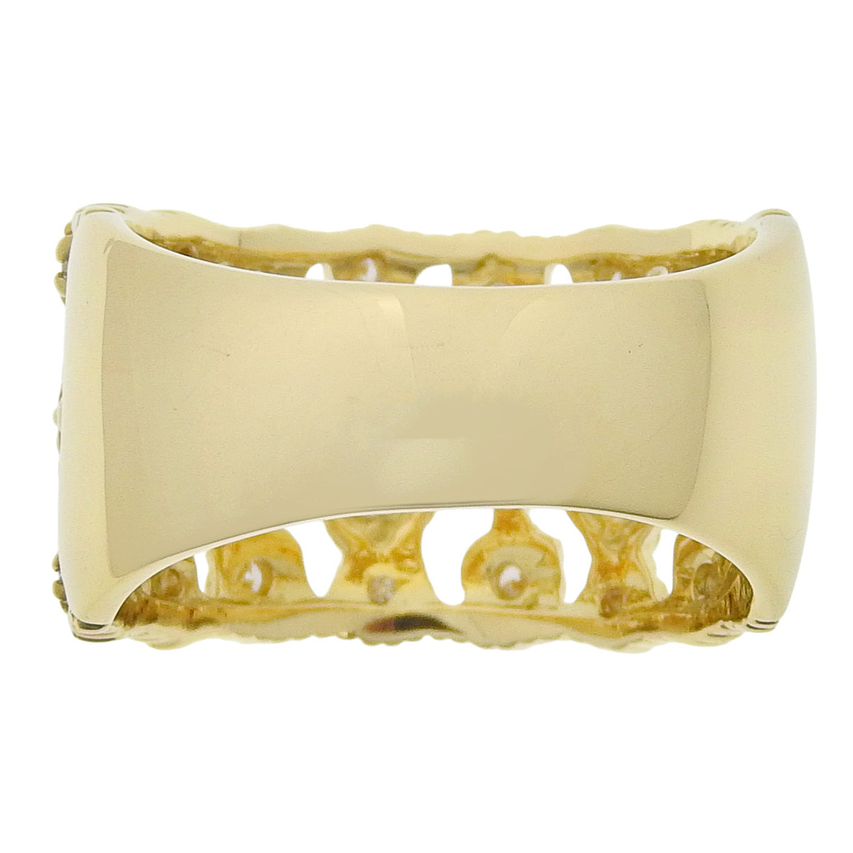 Diamond ring, 0.88 carats, 18K yellow gold.