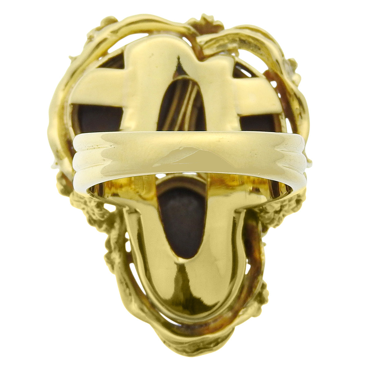 蛋白石钻石戒指 蛋白石/钻石 OP/D0.17 K18 黄金 YG