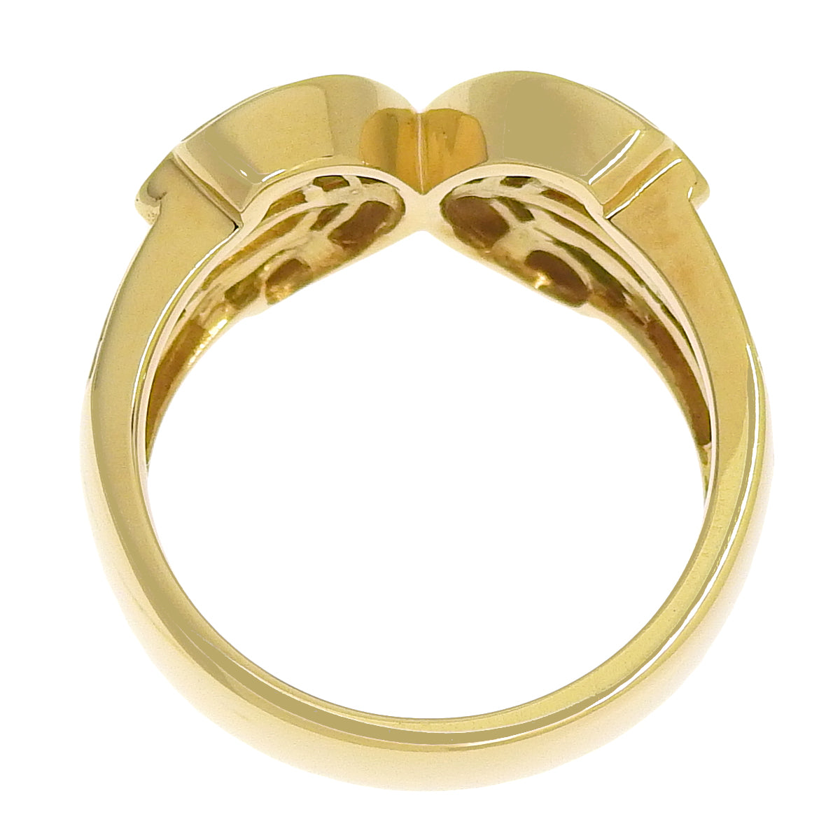 钻石祖母绿戒指 E0.37/D1.06 K18 黄金 YG