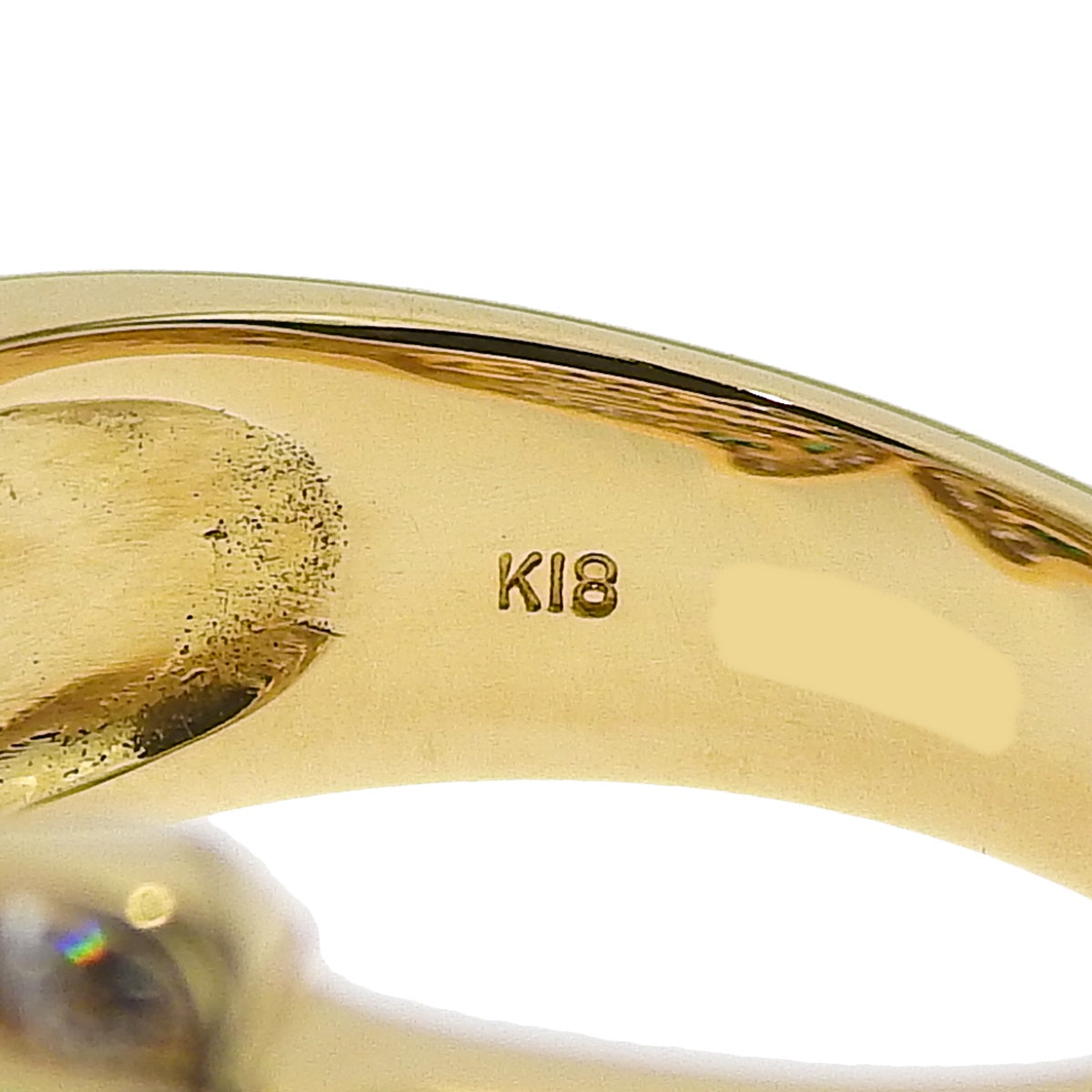 ダイヤモンド エメラルド リング E0.37/D1.06 K18 イエローゴールド YG