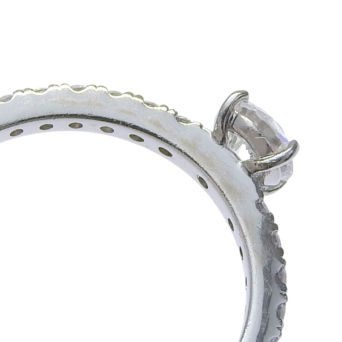 半永恒钻石戒指 D0.502,0.48 Pt900 铂金