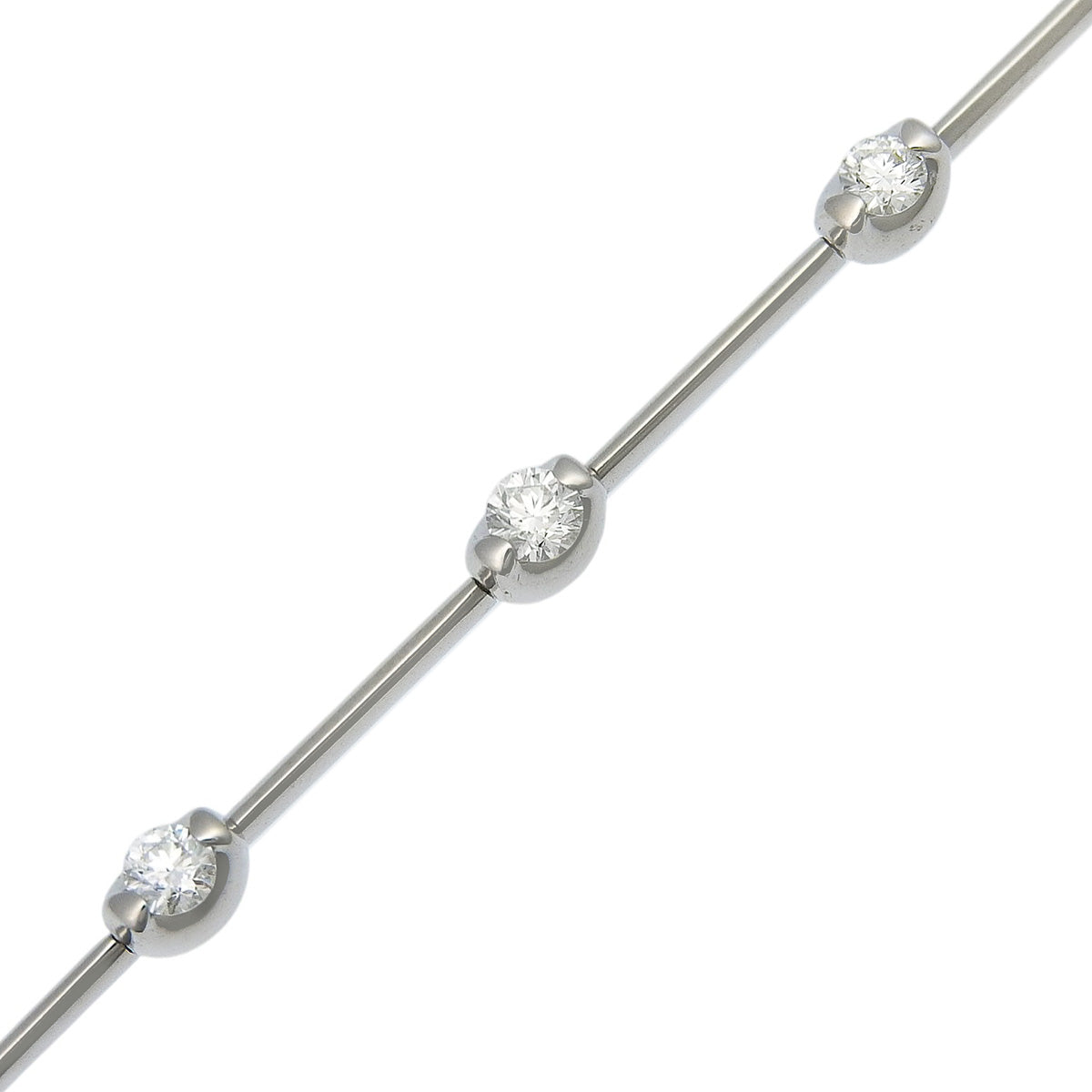 Diamond Bracelet D0.64 K18 White Gold WG 11PD