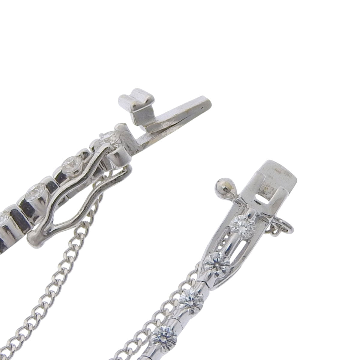 Diamond Tennis Bracelet D1.12 K18 White Gold WG