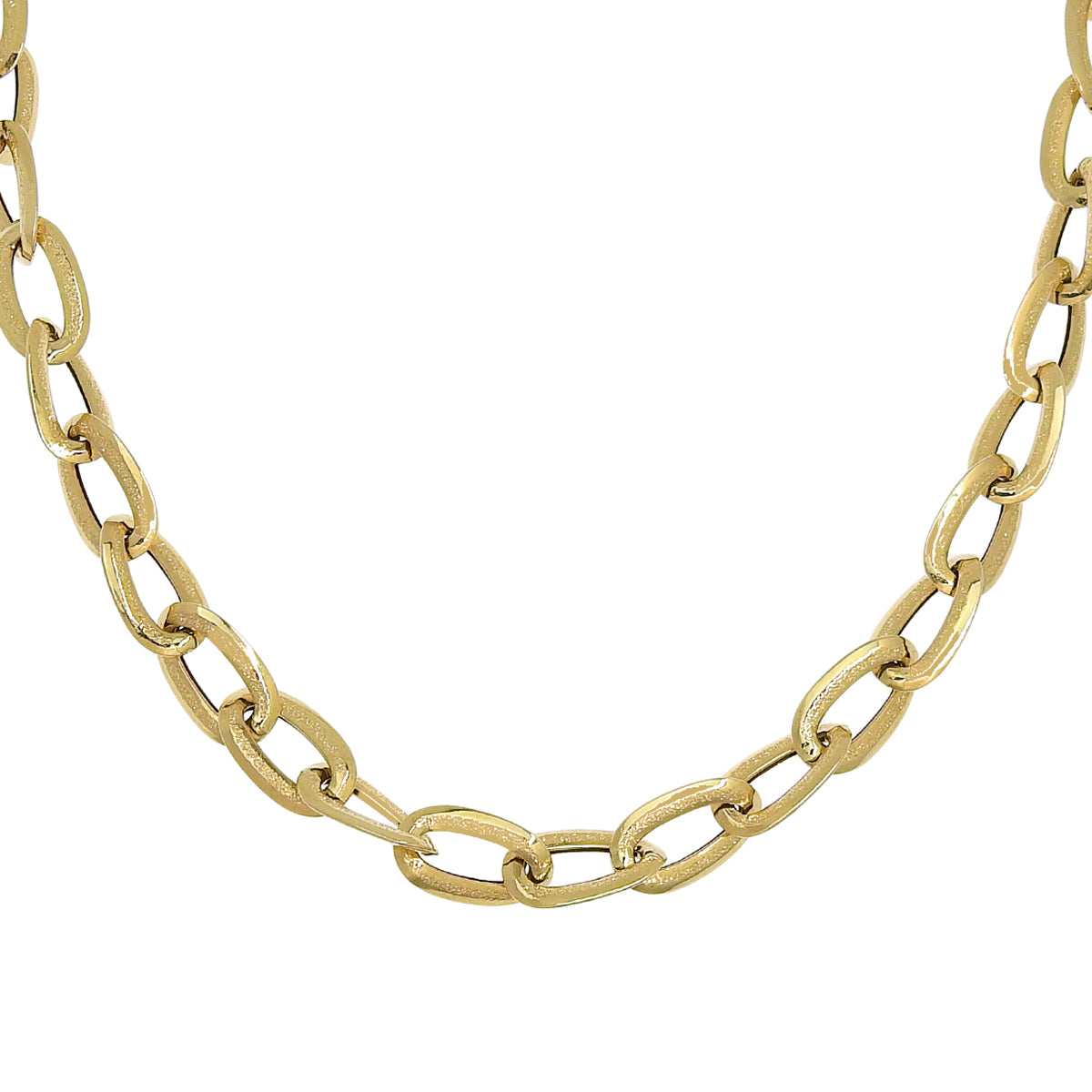 Chain necklace, K18 yellow gold, YG, accessory, jewelry
