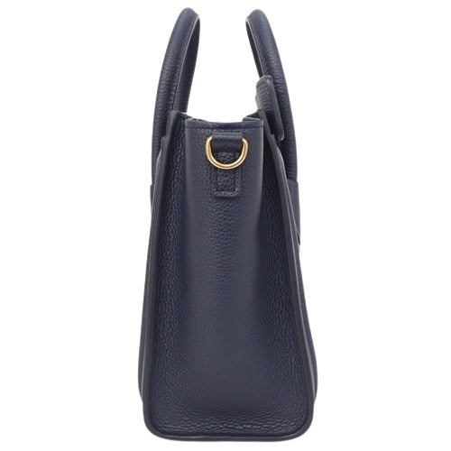 Luggage Nano Shopper in Drummed Calfskin