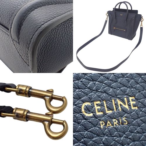 Luggage Nano Shopper in Drummed Calfskin