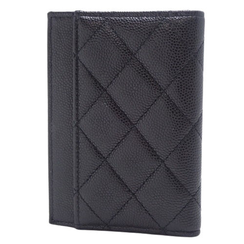 Matelasse Classic Pass Case, Card Holder, Commuter Pass Case, IC Card Holder, Caviar Leather