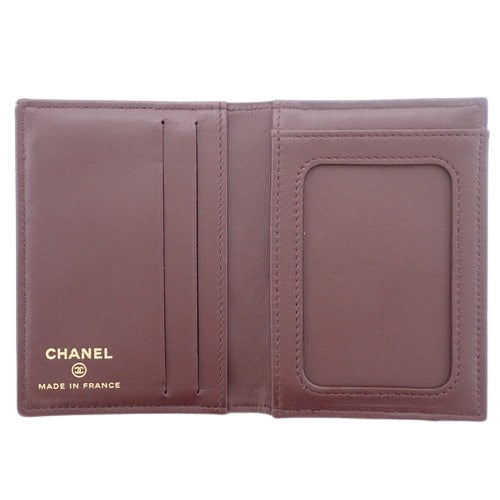 Matelasse Classic Pass Case, Card Holder, Commuter Pass Case, IC Card Holder, Caviar Leather