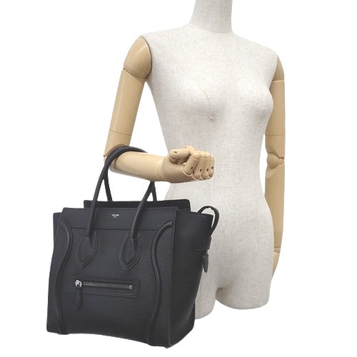Luggage Micro Shopper in Drummed Calfskin 189793DRU.38NO