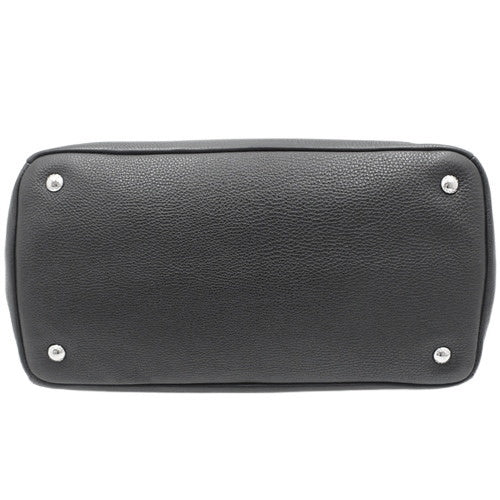 2-way tote bag in Vitello Dino leather (VIT.DAINO NERO) BN2579