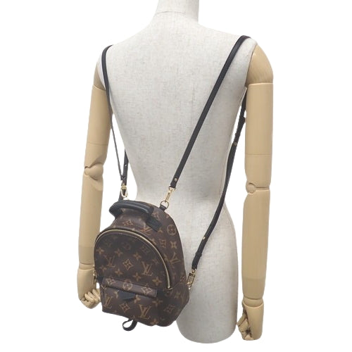 Monogram Palm Springs Mini Backpack, Shoulder Bag, Daily Use, Monogram Canvas, M44873
