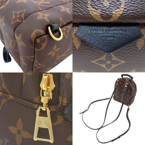 Monogram Palm Springs Mini Backpack, Shoulder Bag, Daily Use, Monogram Canvas, M44873