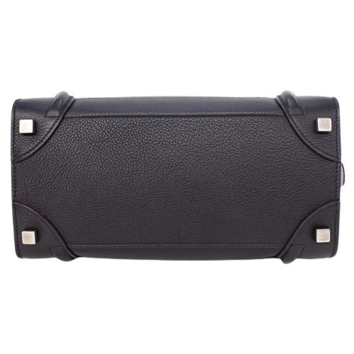 Luggage Micro Shopper in Drummed Calfskin