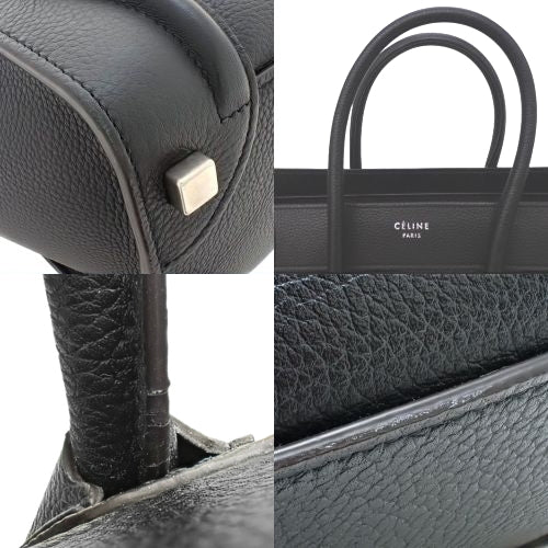 Luggage Micro Shopper in Drummed Calfskin