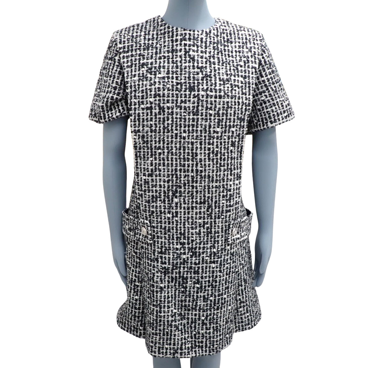 Tweed Dress 2021 Size 36 RW212B Short Sleeve