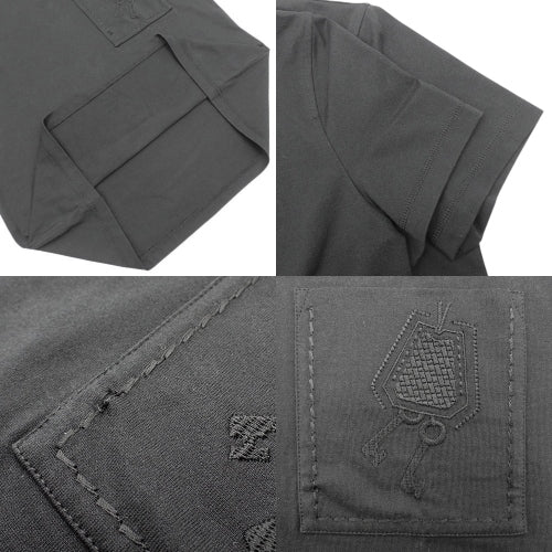 クロシェット刺繍 胸ポケットTシャツ 2021年 36 半袖