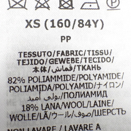 クロップド丈 シャギー ニット XS 六分袖 セーター GGロゴ