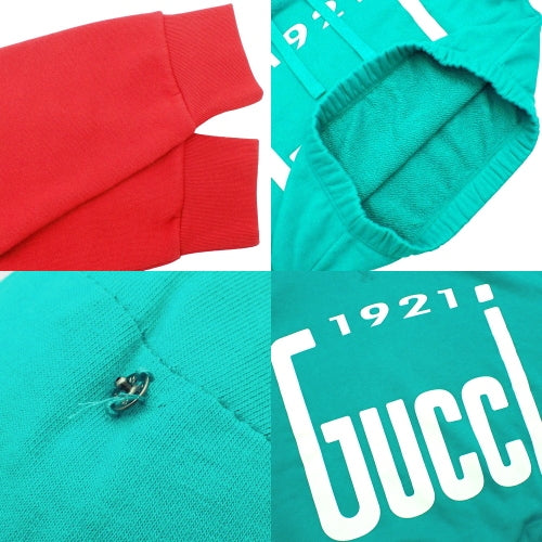 Short-length hoodie with shoulder pads, size M, 2022, pullover hoodie