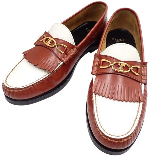 Le Co Myon Triomphe Loafers, Size 38, Shoes, Fringe
