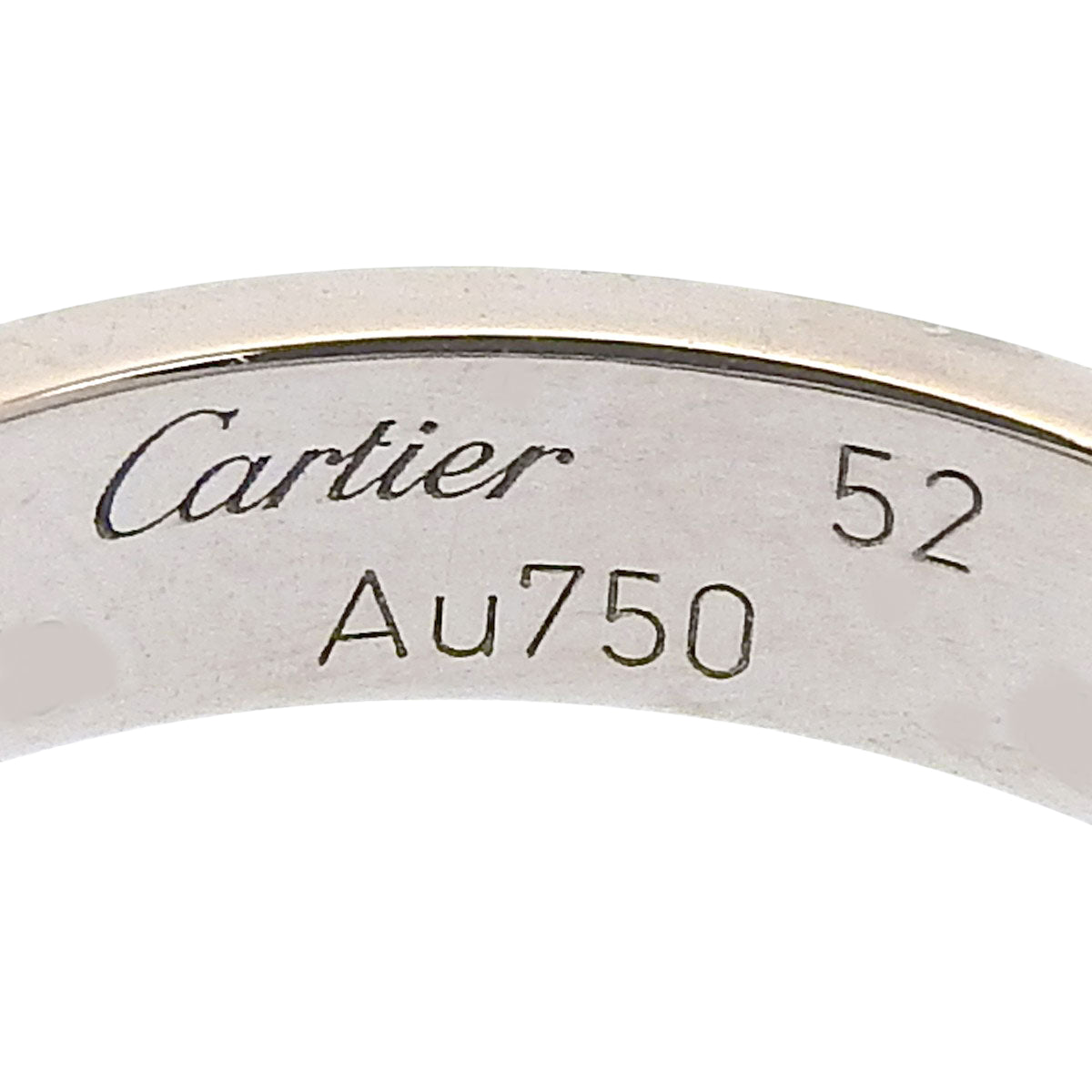 LOVE リング スモールモデル K18 ホワイトゴールド WG ラブリング