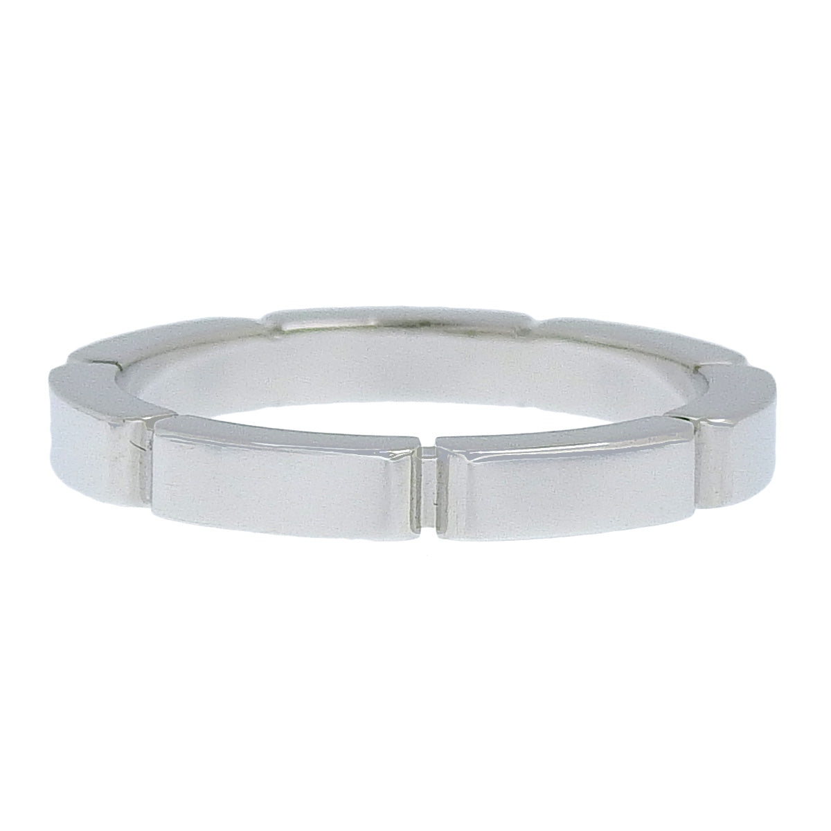 Maillon Panthère Ring in 18K White Gold