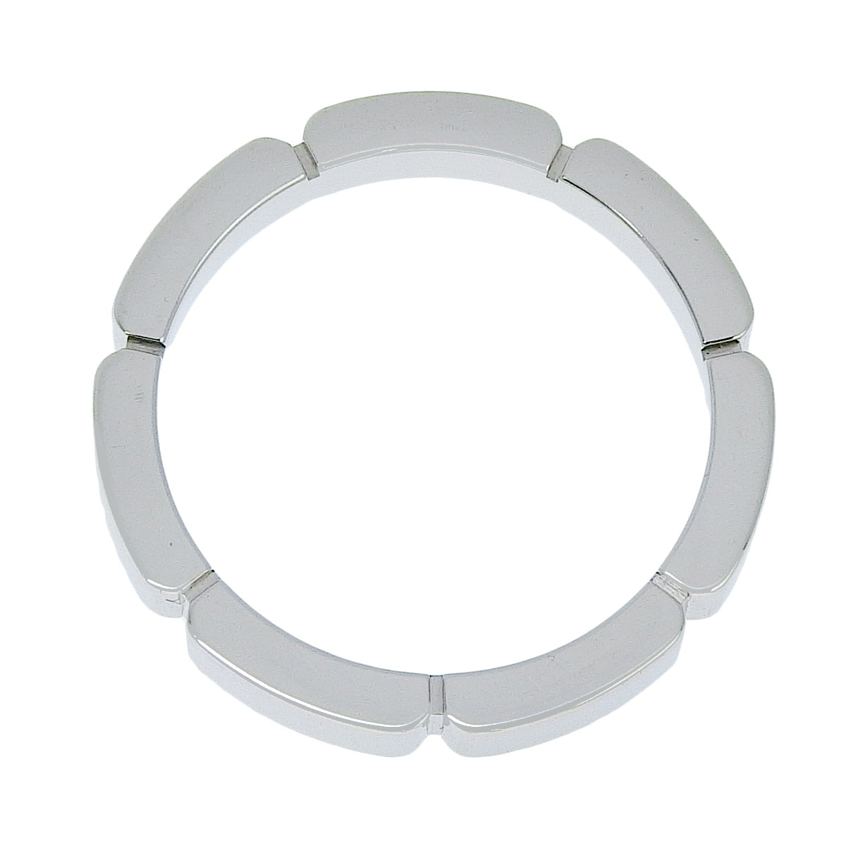 Maillon Panthère Ring in 18K White Gold