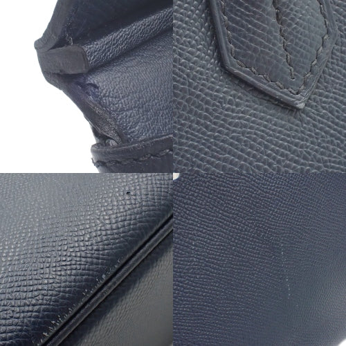 バーキン30 ヴォーエプソン パラジウム金具 ブルーニュイ シルバー金具 C刻印