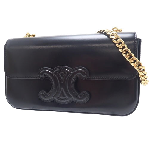 Cuir Triomphe Chain Shoulder Bag in Shiny Calfskin 199243BF4.38NO