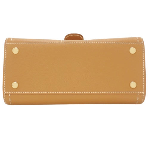 Brillant PM Surpiqué 2-Way Shoulder Bag in Rodeo Calfskin Vegetal Ivory AA0569ADW0ADNDO