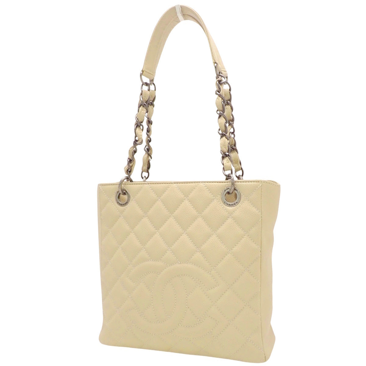 マトラッセ PST バッグ キャビアスキン ベージュ A20994