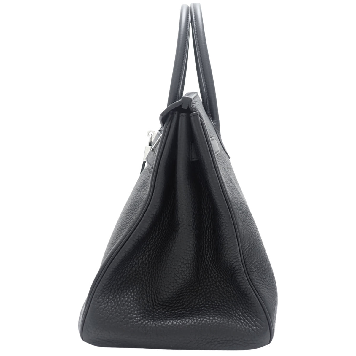 Birkin 35,Taurillon Clemence 皮革,黑色,银色五金配件,N 字印记