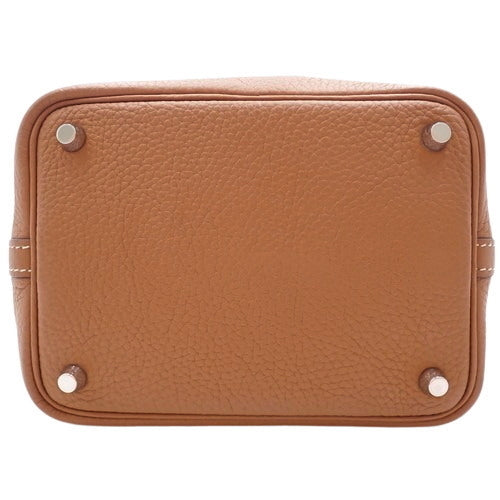 Picotin Lock PM, Taurillon Clemence leather, palladium hardware, gold, Z stamp