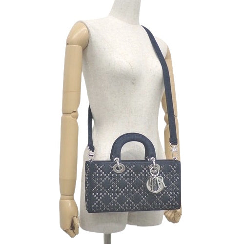 Cannage Lady D-Joy 中号孔眼棉质牛仔包